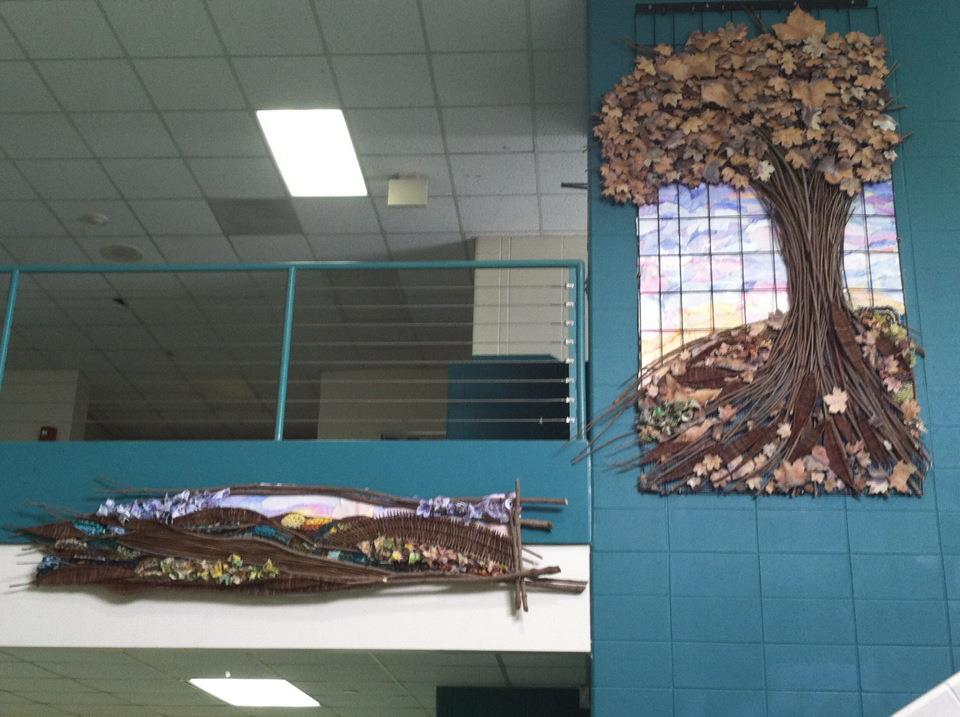 Tree Mural: Leaf it to the art department