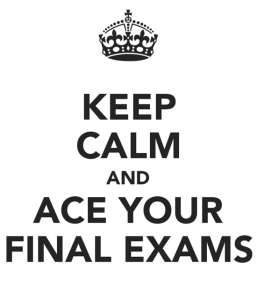 Forget finals, I'm feelin' fine