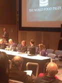 Speaker at the World Food Prize conference