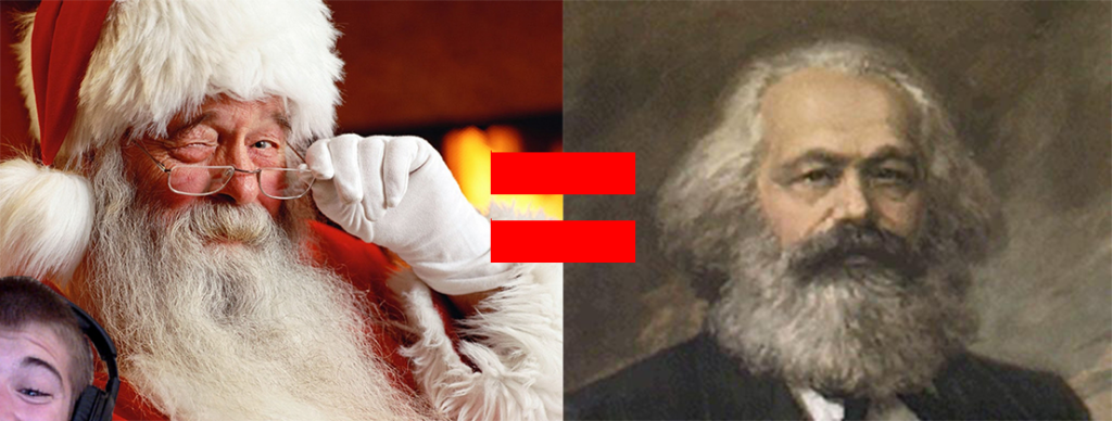 Which is Santa, which is Karl Marx? The answer may surprise you. 