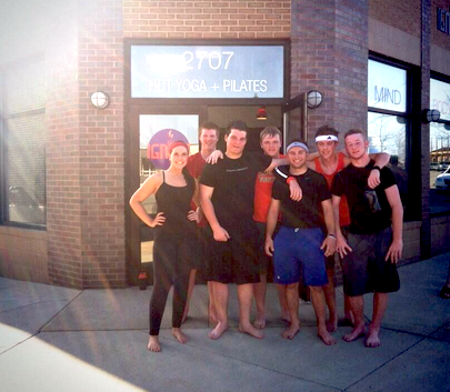 Front row L to R: Instructor Katie Donnegan, Jason Musgrove (S), Toran Shahidi (S), Rylan Rudd (J)
Back row left to right: Grant Koehler (J), James Elbert (Soph) , Jake Stone (J)
