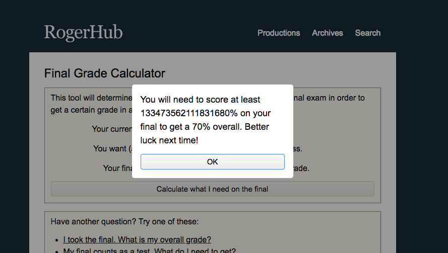 Finals After Break? An Investigation