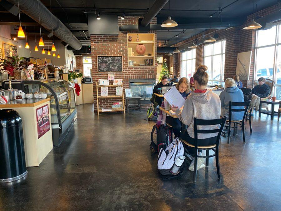 The interior of Cafe Milo in west Ames. 