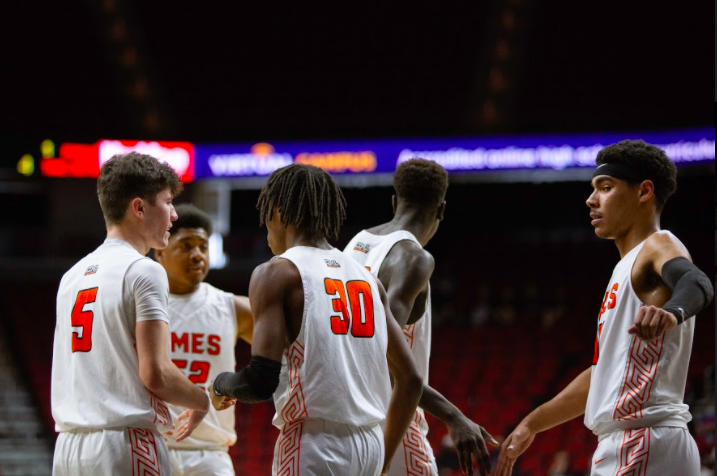 Left to Right: Casey Mumm (Sr.), Corey Phillips (Jr.), Keyshaun Brooks (Sr.), Lucas Lueth (So.), Tamin Lipsey (Jr.)