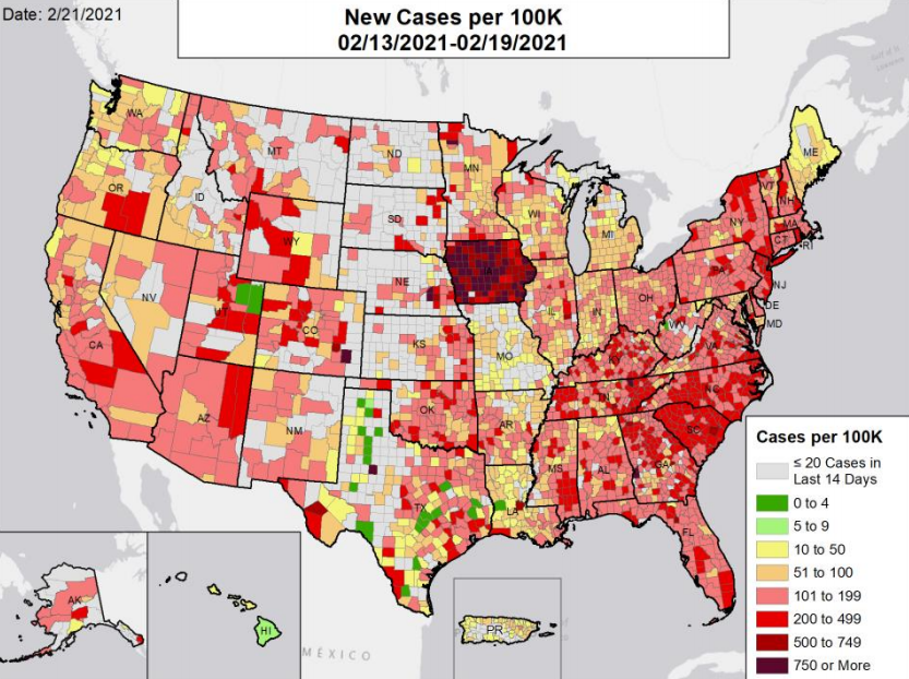 CDC COVID-19 State Profile Report - Iowa 