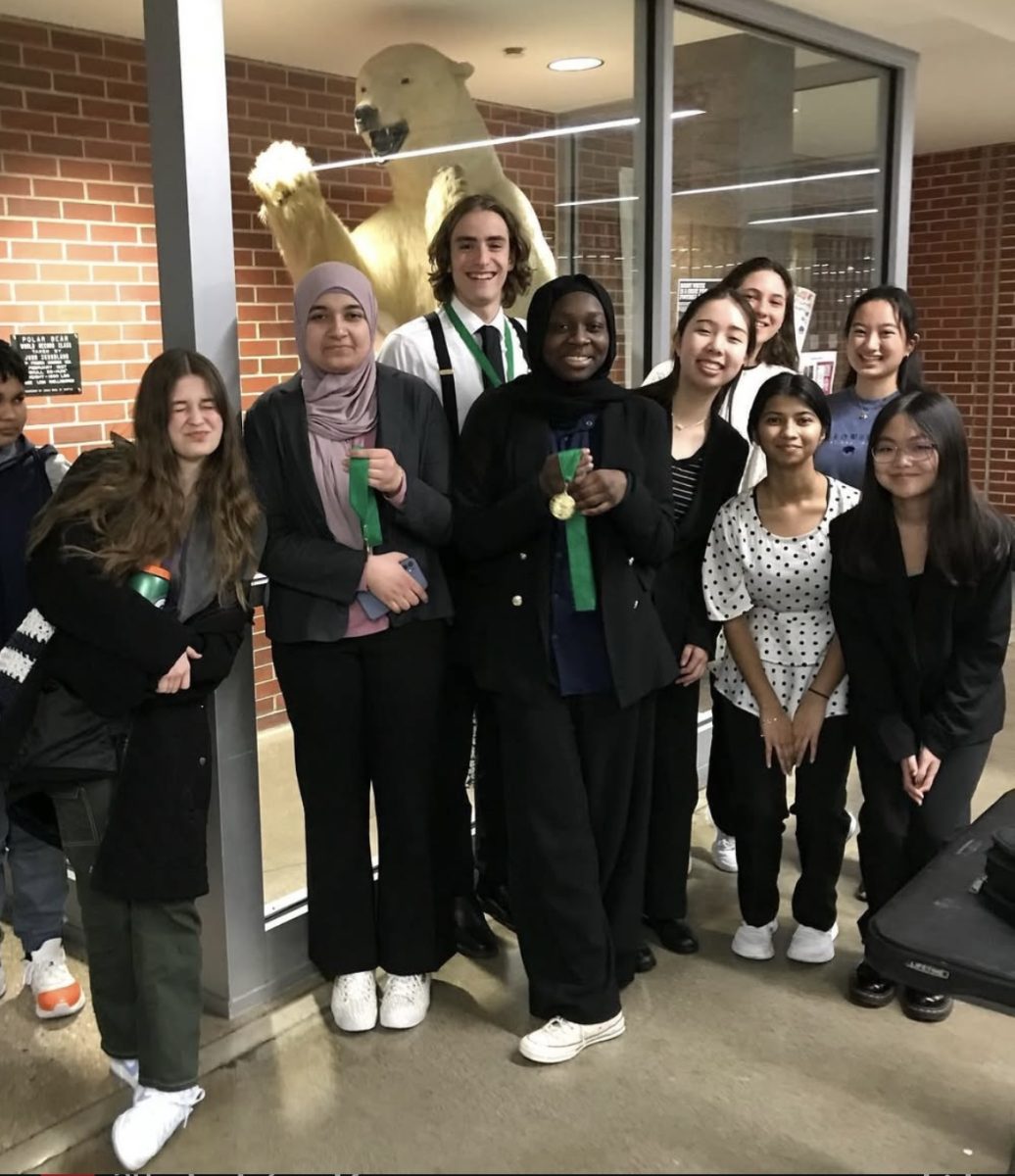 Ames High's Debate team at a tournament.