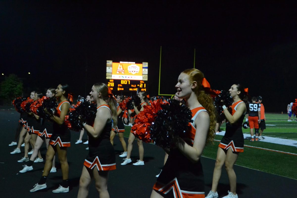 “As a cheerleader, it was really fun to be a part of the exciting atmosphere.” Senior Ally Phillips on the Homecoming game! It was truly one you didn't want to miss.