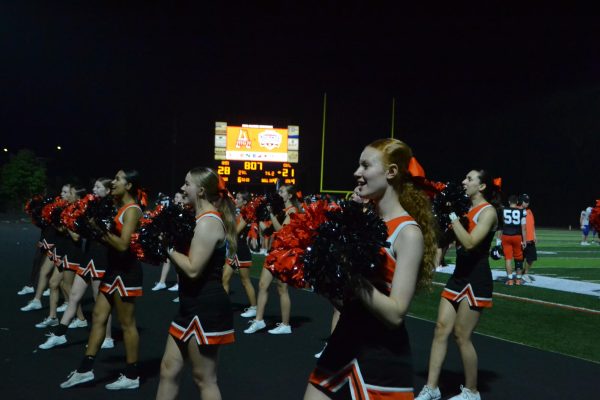 “As a cheerleader, it was really fun to be a part of the exciting atmosphere.” Senior Ally Phillips on the Homecoming game! It was truly one you didn't want to miss.